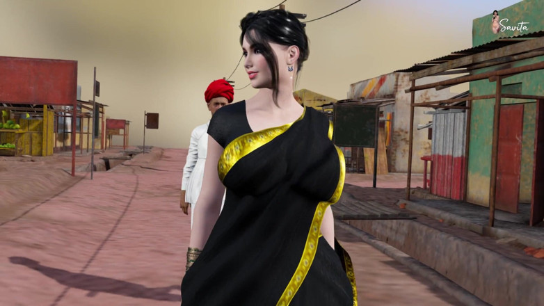 Your Savita bhabhi: Suegro llevó a su nuera India Meena al pueblo y...