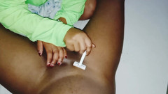 Me and my new slut: She Shaves My BBC Then Fuck It Part7
