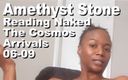 Cosmos naked readers: Amethyst Stone читает обнаженной прибытия космоса