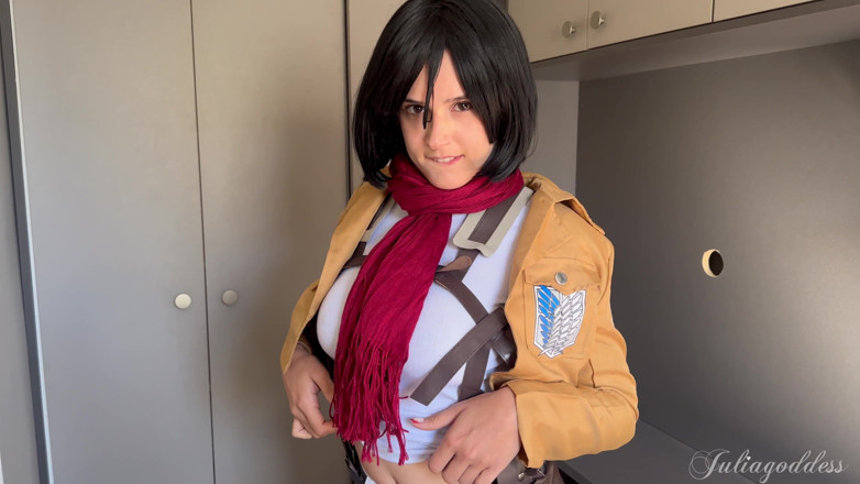 Shamelesscouple: Mikasa POV Blowjob Fantasy - Powolny, mokry i niegrzeczny