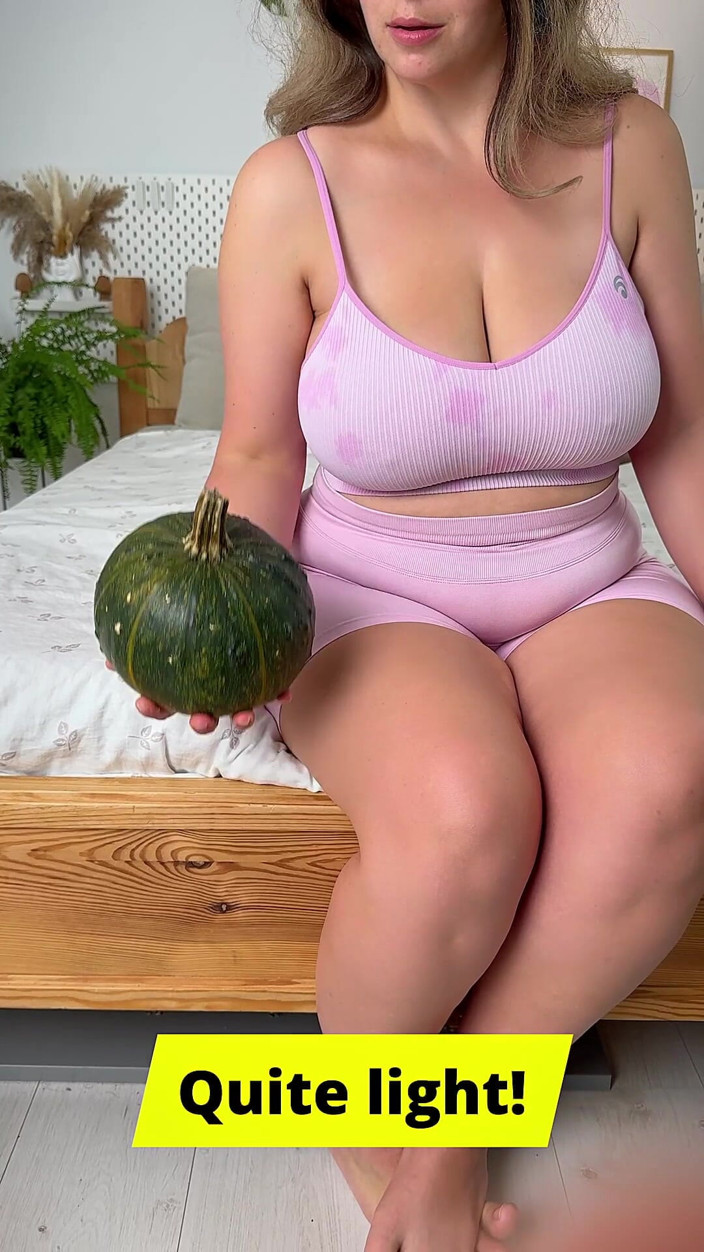 Mrs Wetslavs: A Huge Pumpkin and His Wife's Even Bigger Boobs