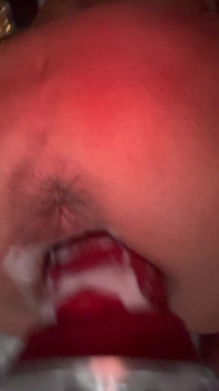 Whore’s Cum Fill Loose Cunt Machine Fucked by Alien Dildo