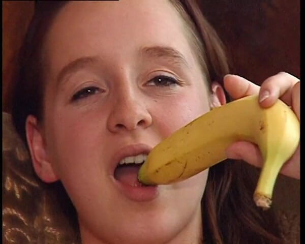 YOUR FIRST PORN: Jerks off with Banana
