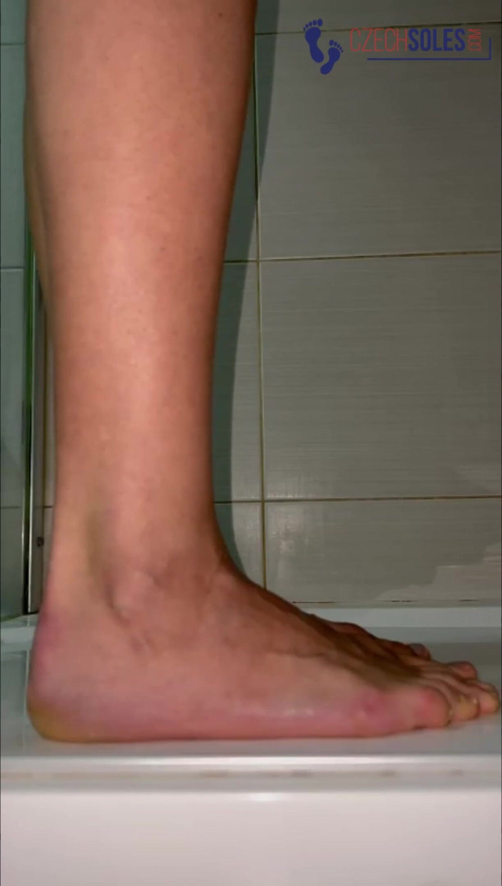 Czech Soles - foot fetish content: Shower Feet Tease Home Video