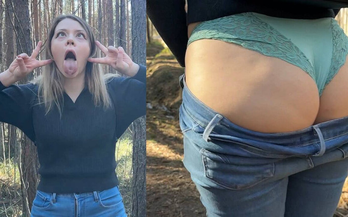 Spacenintenda: Student Catwalk in Forest but Clenching Ass Worship POV