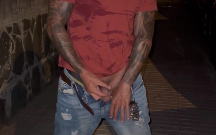 BoyGym: Outdoor Piss in the Streetafter Orgy Party