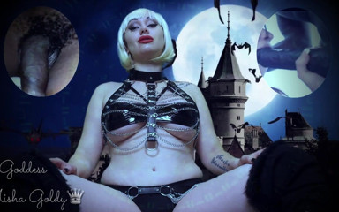 Goddess Misha Goldy: Wachsende sucht nach BBC! Du bist süchtig nach BBCs lutschen! (Hallowen-version)