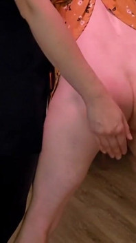 Spanking in Bondage - Sissy Slave Gets a Lesson From Her Mistress