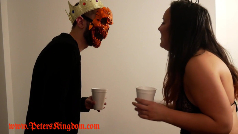 Sluts Around Town: Halloween party hookup