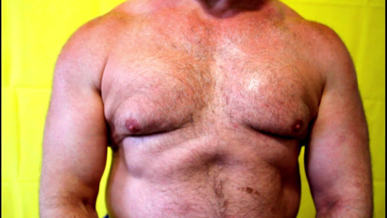 Gaybear1966: Wielki brzuch gej niedźwiedź krok tata hunk mięśni niedźwiedź pe...