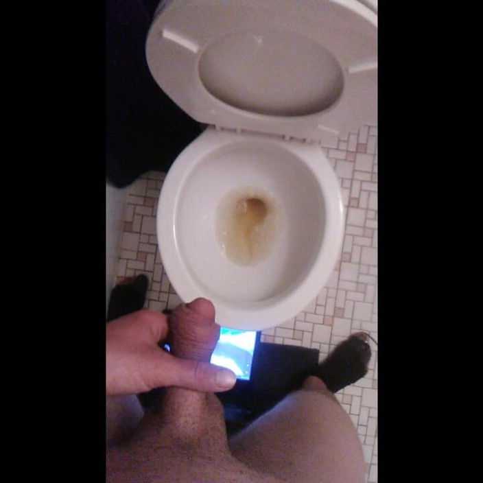 LilTaste: POV Transgirl Pissing on Herself and Camera; Double Angles