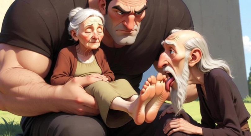 YOUR BEST FANTASY: Un mari cocu lèche les pieds de sa femme pendant...