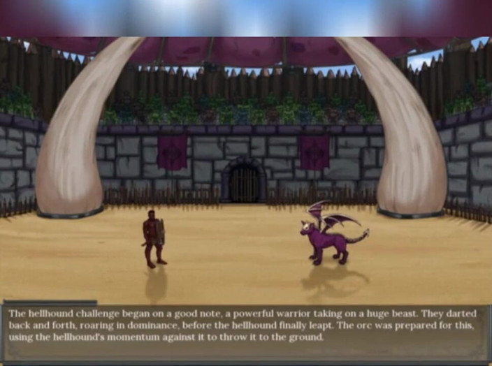 3DXXXTEEN2 Cartoon: Sabia menggoda hellhound miang. Seks kartun lucah 3D