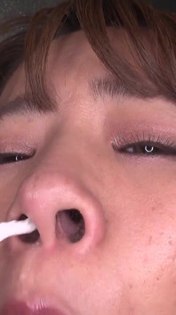 Nose Fetish: Runny Noses potěší a vystříká do pusy s Wakana Mashiro