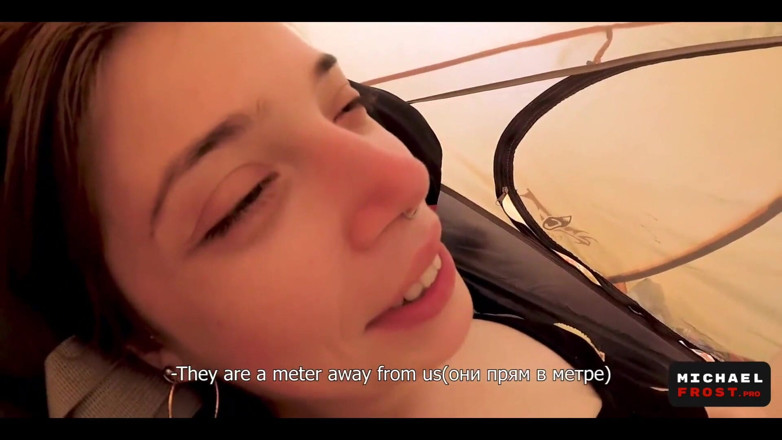 MichaelFrostPro: Very Risky Sex in a Crowded Camping Amsterdam Public POV