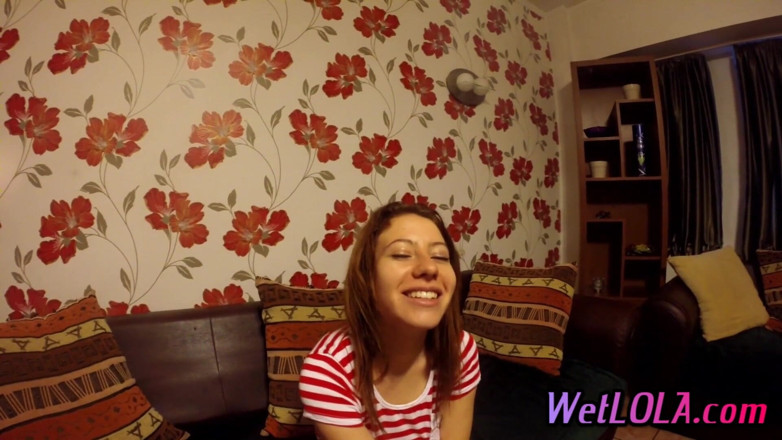 Wet Lola: Pee on the living room floor
