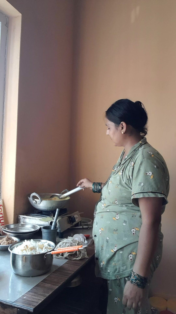 Puja555: Puja bhabhi Koch-Blog, duschen und masturbation