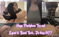 Enorme meia-calça try-on haul