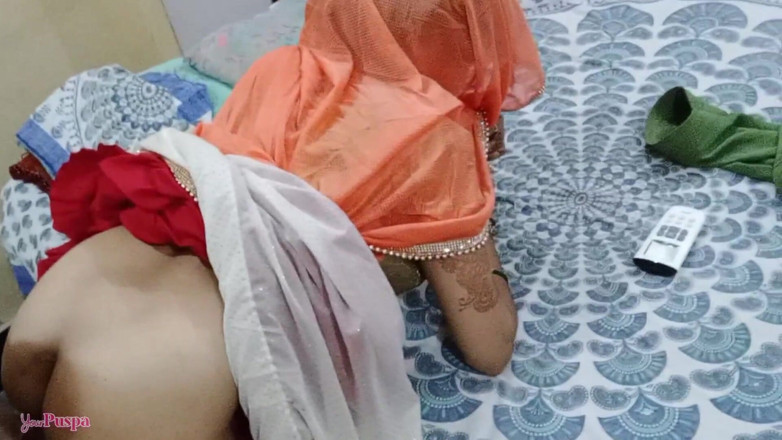 Your Puspa: Sehr heiÃŸe indische braut betrügt, heiße stiefsohn-ehefrau macht stiefvater hart...
