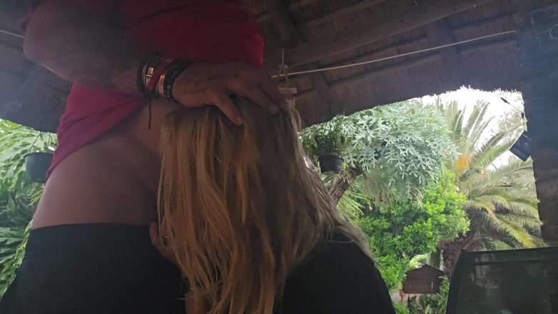 Sparowdox: 18 Year Old Sucking Cock Outdoor at Holiday Resort