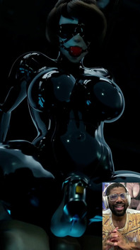 Transgender BDSM Mei at It Again Getting Anal Fucked While Pre-cumming with a Chasity Belt