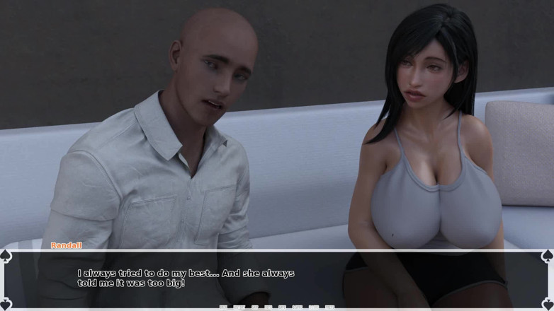Dirty GamesXxX: Gadis surga gelap Tifa selingkuh dari pacarnya dan ngocok kontol...