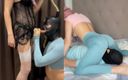 Dominatrix Queen: Sissy crossdresser được huấn luyện đút sâu vào họng và ngồi lên...