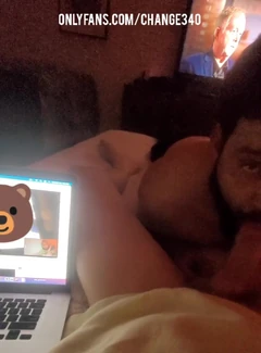 Un pompino segreto mentre in video chat, non aveva idea di lol a cosa dovremmo andare dopo??