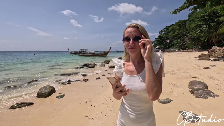 Cail Brodnevski: Sodomie hardcore avec une inconnue au bord de la mer