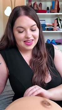 Step-mommy's Growing Boy Gets Fed & Fucked - MILF Sydney Screams Feeds Step-son Fatter and Kisses Big Growing Belly Before Filli