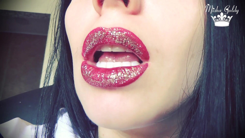 Goddess Misha Goldy: Wdychaj moje wydychanie i czcij moje usta