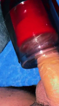 A Super German Automatic Suction Toy Left My Dick Well Slicked with Its Suction!