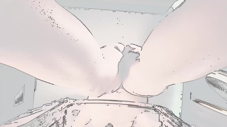 SexyNEBBW: Une BBW se trémousse le cul, version anime