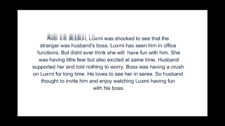 Luxmi Wife: Manželka se zavázanýma očima v Saree Boss šukání - anglické titulky