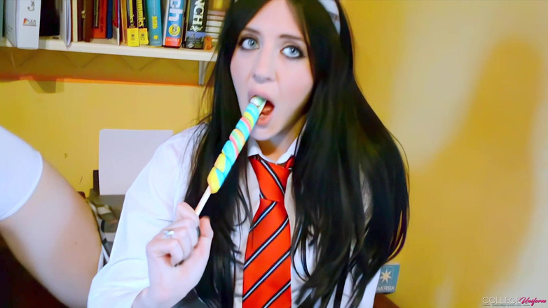 College Uniform: Het college flicka video med samantha bentley