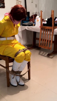 April O'neil Cosplay Chairtied