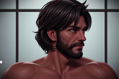 Erotic Man: Scruffy Hunks: Слайд-шоу заволокнистых 3D Cgi Men