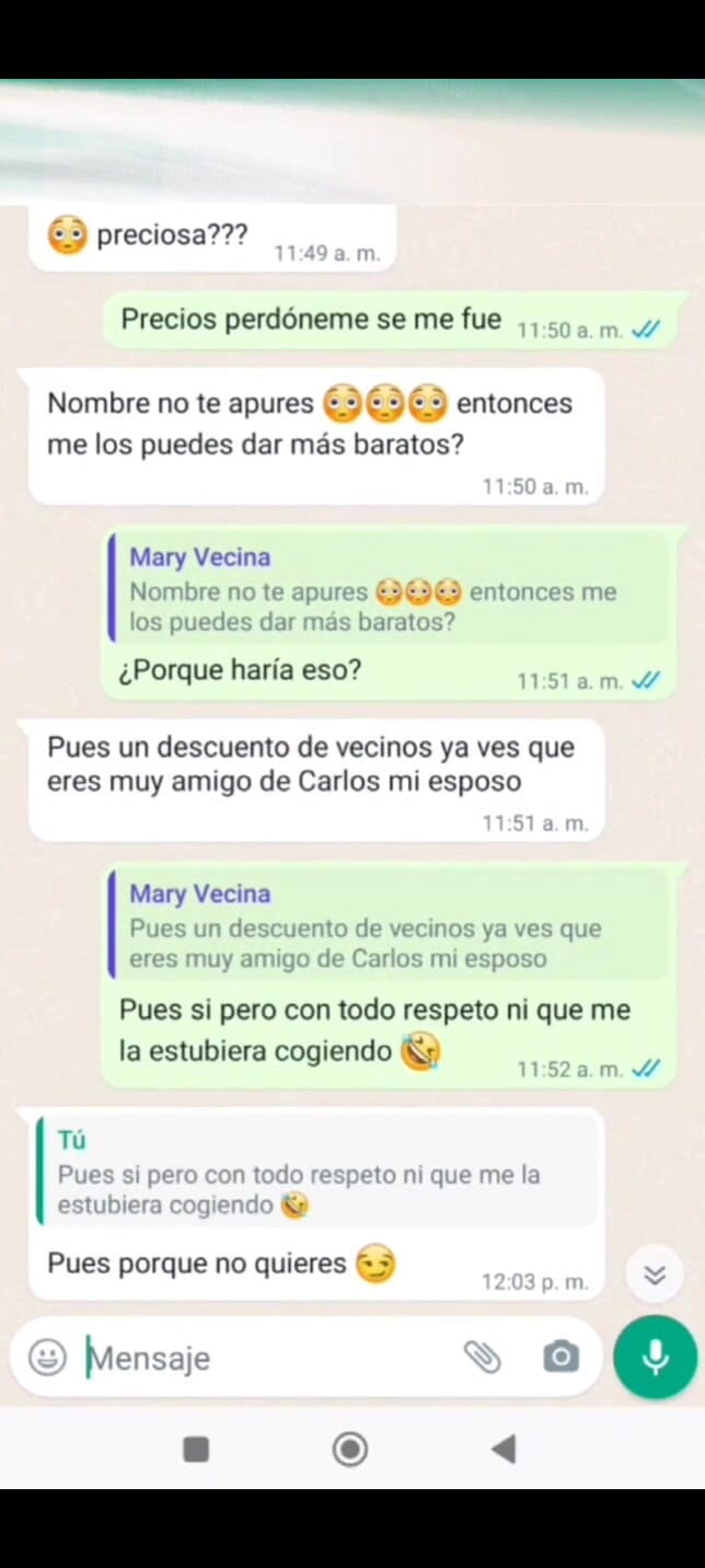 Mexicasero: Pani Mary wysyła mi wiadomość ponownie i nagrywam pod jej...