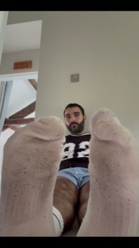 Sniffing My Overused Socks After the Gym!