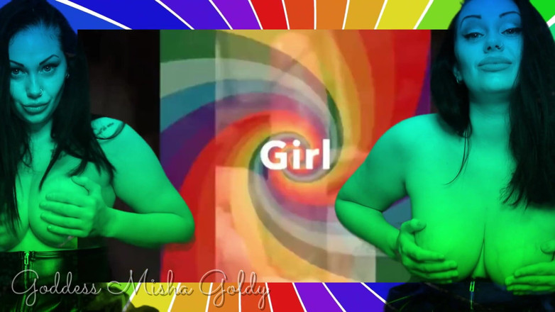 Goddess Misha Goldy: Sag es: Ich werde sex nur mit einem mann haben!...