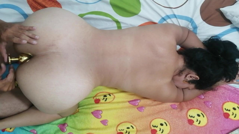 Valkyrie and Luigy Couple: Bermain dengan palam dalam pantat teman wanita saya sukakan pantatnya