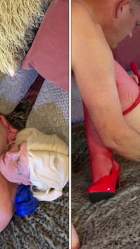Bunicuța Harley Quinn: vibrator multiplu futând o curvă ticăloasă