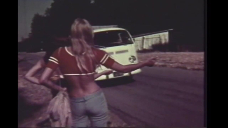 Vintage Usa: Hippies s chlupatou kundičkou Stopování šukají doma
