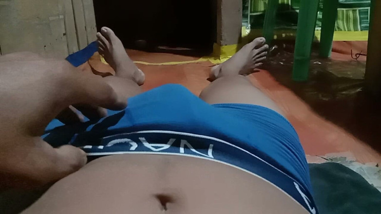 Noy Lucky: Jerking Solo Boy Cum