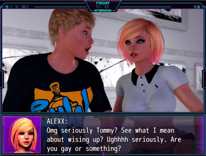 XXX Games Bunk: My Newlife Reform - gameplay - rpg - cena de introdução