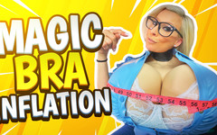 TheBustySasha: Magická nahuštění podprsenky, jsem tak šťastná, že mám obrovská prsa!