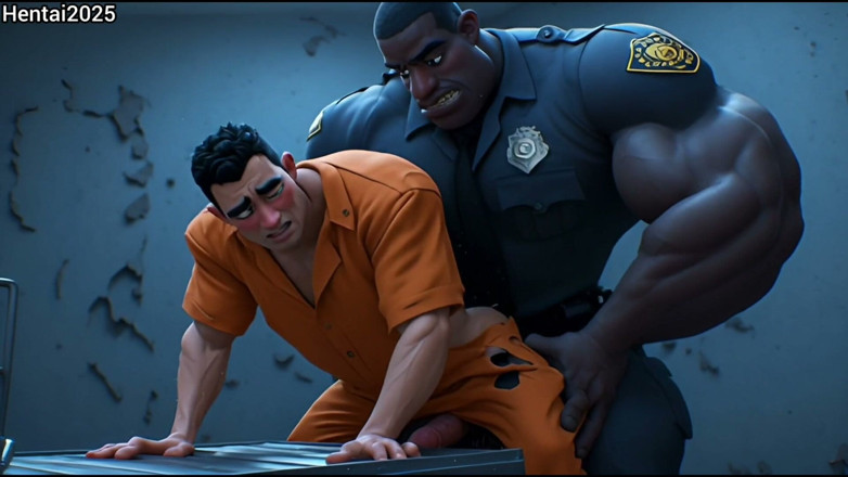 Hentai2025: Ai Generated 3D Interracial Prison Guard Compilation - Cartoon Hentai Animation