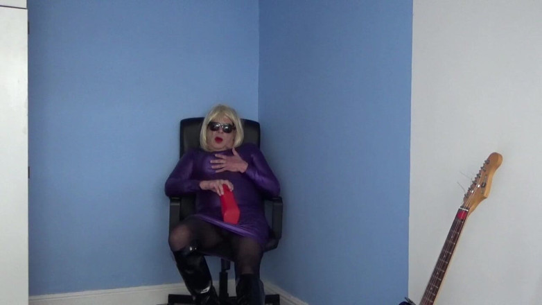 Leather Kirsten: Purple Leather