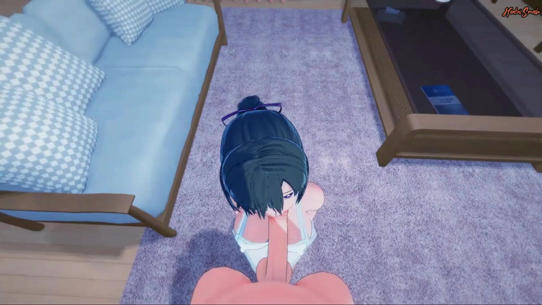 Hentai Smash: Sexy milfka Mamako Oosuki je ošukaná z vašeho POV.