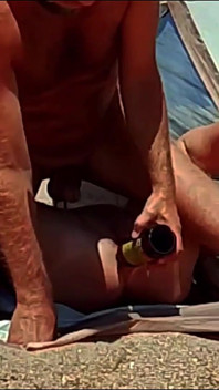 Anal Sex with Step Mom on the Beach